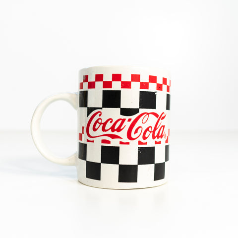 1997 Coca-Cola Checkered Mug