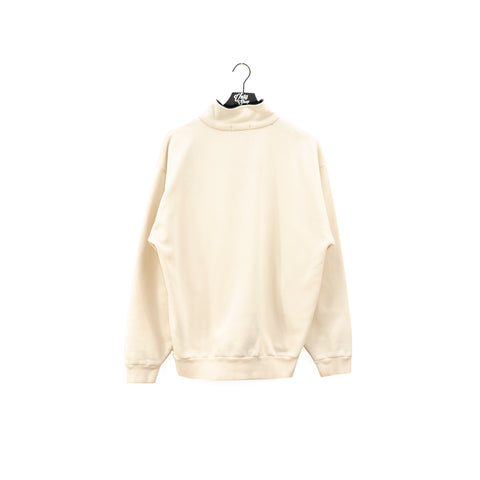 Nautica Embroidered Spell Out Quarter Zip Sweater