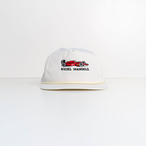 Nigel Mansell F1 Racing Rope Strapback Hat