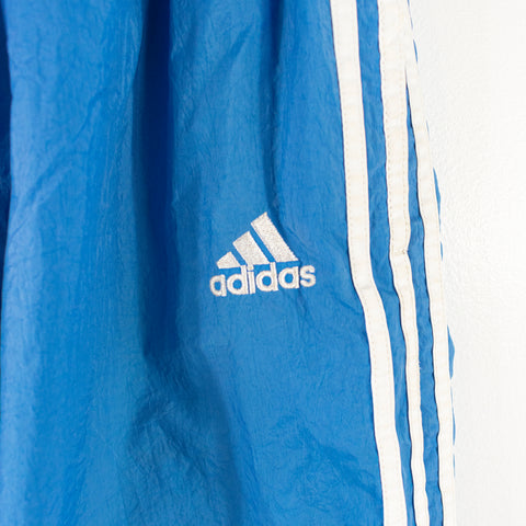 Adidas Three Stripe Logo Lined Windbreaker Joggers