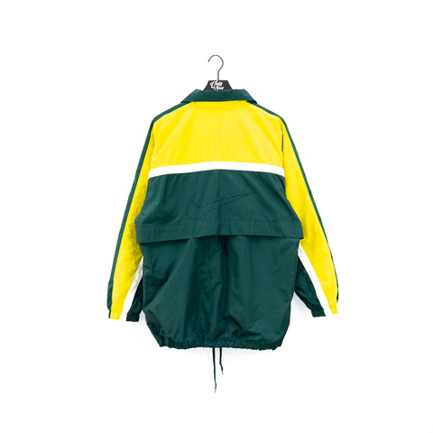 NIKE Color Block Big Swoosh Windbreaker Jacket
