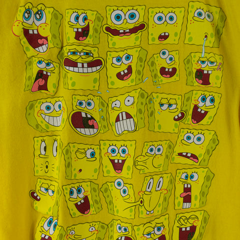 2006 Nickelodeon Spongebob Faces T-Shirt
