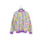 Abstract Pattern Multicolor Terry Sweatshirt