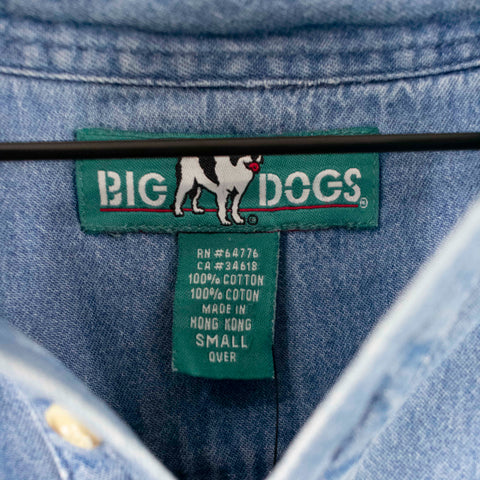 Big Dogs Denim Polo Shirt