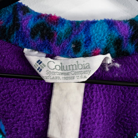 Columbia Color Block Fleece Zip Up Jacket