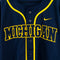 NIKE University of Michigan Baseball Jersey