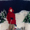 Lauren Ralph Lauren Ski Dog Hand Knit Wolf Sweater
