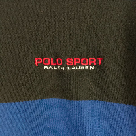 Polo Sport Ralph Lauren Striped Spell Out Polo Shirt