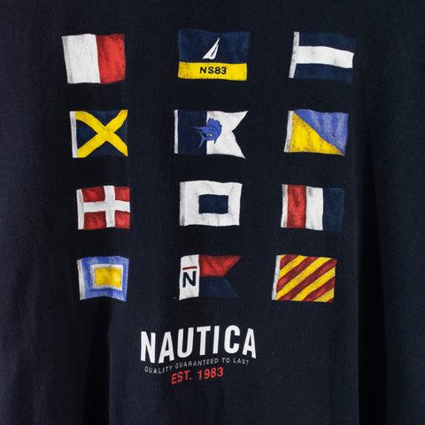 Nautica Flag Long Sleeve T-Shirt