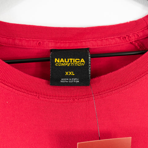 Nautica Competition Spell Out Thrashed Long Sleeve T-Shirt