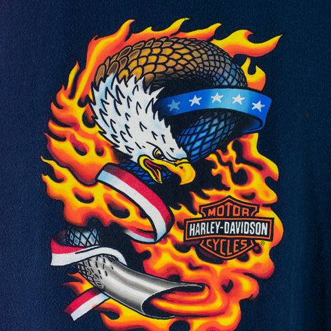 2004 New River Harley Davidson Bald Eagle T-Shirt