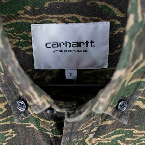 Carhartt Work In Progress WIP Camo Tiger Short Sleeve Shirt