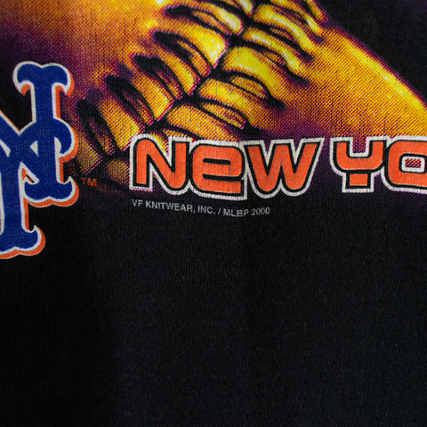 2000 Lee Sport New York Mets Mike Piazza Rap T-Shirt