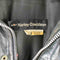 AMF Harley Davidson Aviator Faux Fur Collar Scovill Thrashed Leather Jacket