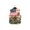 Denim & Supply Ralph Lauren Camo American Flag Patchwork Vest