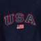 USA Spell Out Embroidered Sweatshirt