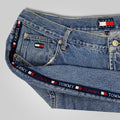 90s Tommy Hilfiger Spell Out Tape Jeans