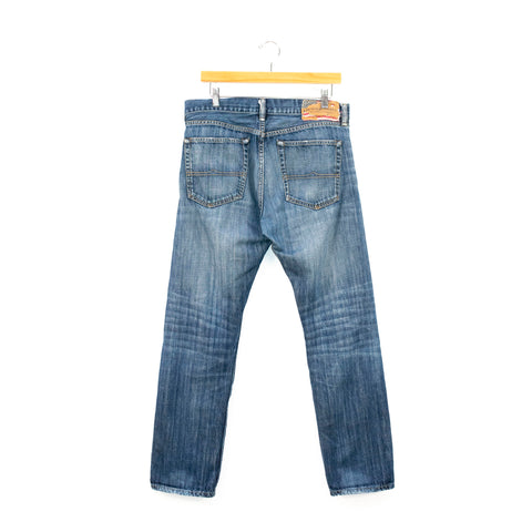 Ralph Lauren Denim Supply Distressed Slim Fit Jeans