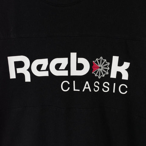 Reebok Classic Spell Out Cut & Sew T-Shirt