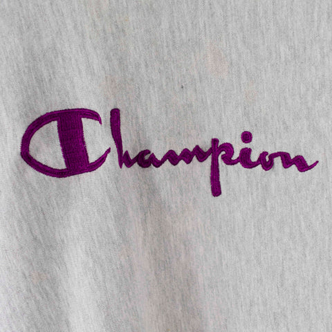 Champion Spell Out Reverse Weave Ringer Sweatshirt
