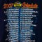 2007 Chase Authentics Jeff Gordon Nascar Race Schedule T-Shirt