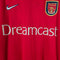 1999 2000 NIKE Arsenal Dreamcast Jersey