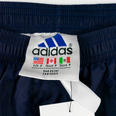 Adidas Spell Out Three Stripe Zip Off Lined Joggers