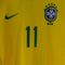 2008 2010 NIKE Brazil Robinho #11 Jersey