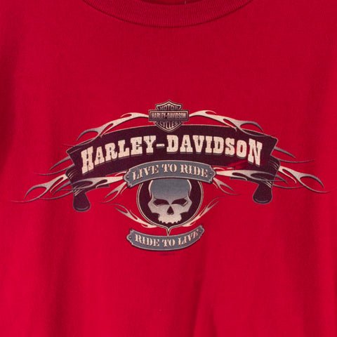 2007 Harley Davidson Live to Ride Ride To Live Longsleeve T-Shirt