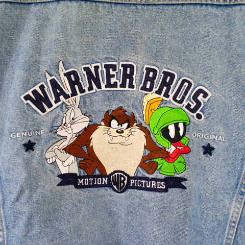 2000 Warner Bros Motion Pictures Looney Tunes Denim Jacket