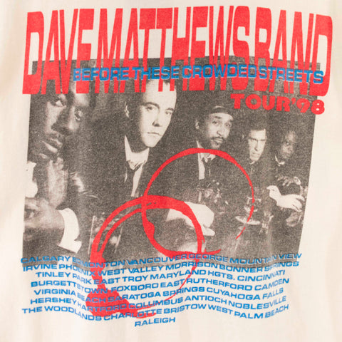 1998 Dave Matthews Band Before These Crowded Streets Tour T-Shirt