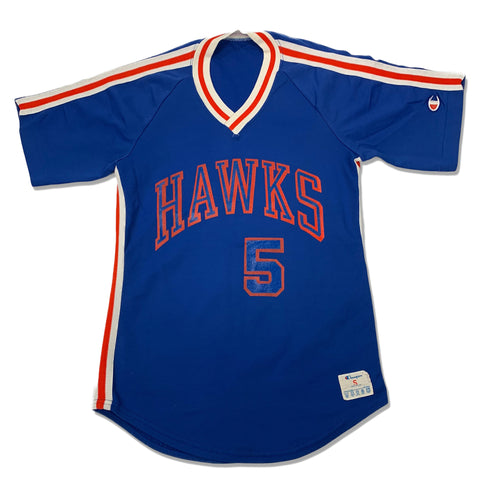 80s Champion Hawks Baseball Jersey
