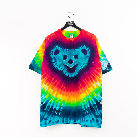 Grateful Dead Tie Dye Bear Head T-Shirt