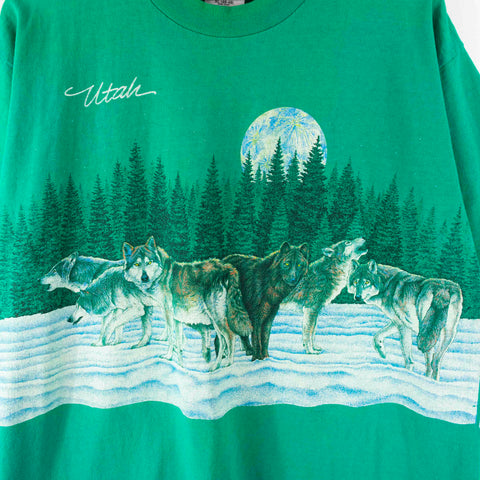 Utah Wolf All Over Print T-Shirt