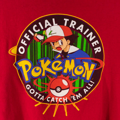 1999 Nintendo Pokemon Official Trainer T-Shirt