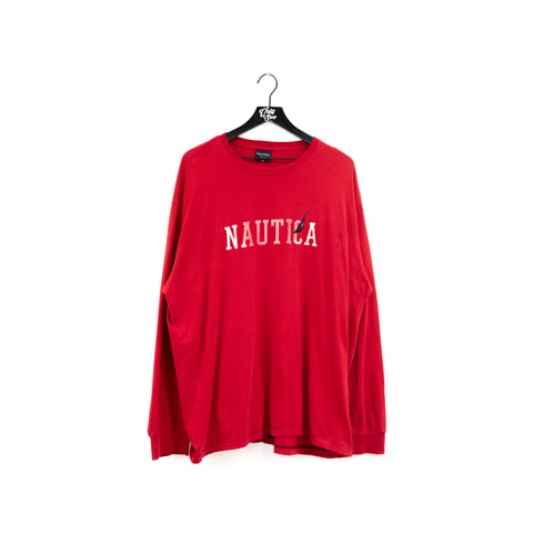 Nautica Spell Out Long Sleeve T-Shirt