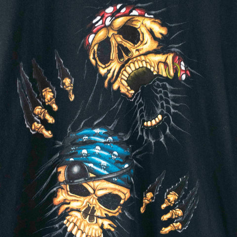 Dorney Park Skeleton Pirates Long Sleeve T-Shirt