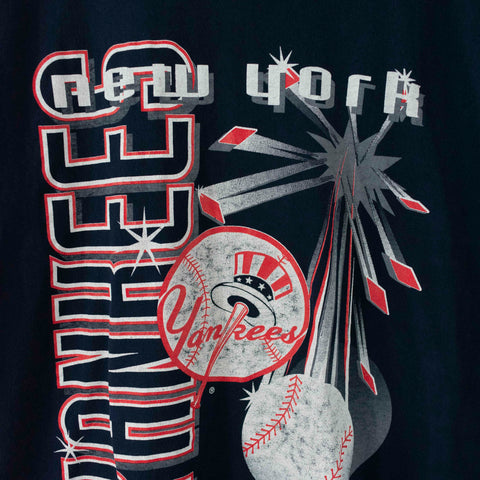1993 Artex New York Yankees Big Print Layered T-Shirt