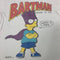90s The Simpsons BartMan Watch It Dude T-Shirt