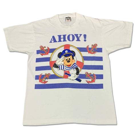 80s Disney Mickey Mouse AHOY T-Shirt
