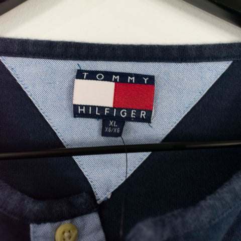 Tommy Hilfiger Crest Henley Long Sleeve T-Shirt