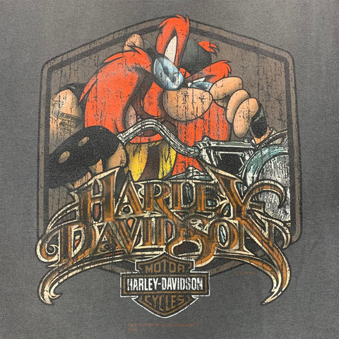 2012 Looney Tunes Reading Harley Davidson T-Shirt