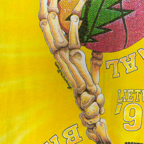 1996 Lithuania Basketball Team Grateful Dead T-Shirt