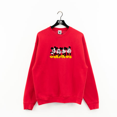 Disney Catalog Mickey Mouse Thinking Embroidered Sweatshirt