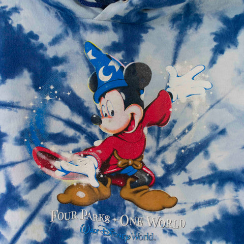 Walt Disney World Four Parks One World Tie Dye Sweatshirt