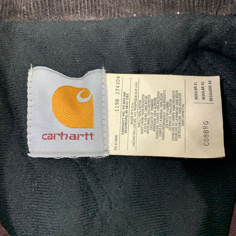 90s Carhartt Workwear Worn In Union Made Chore Jacket