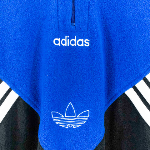 Adidas Trefoil Spell Out Color Block Fleece Pullover