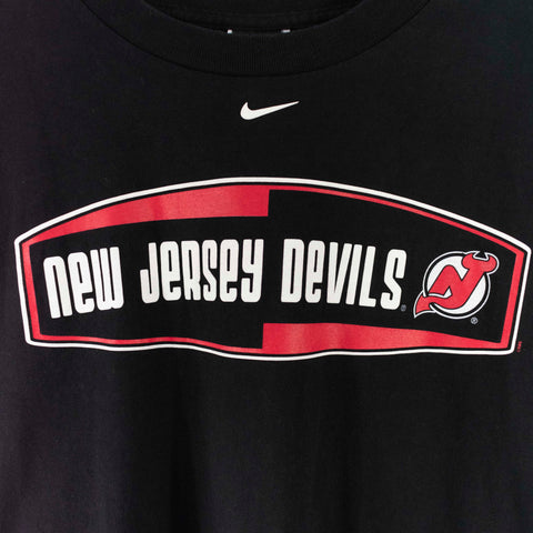 NIKE Center Swoosh New Jersey Devils Long Sleeve T-Shirt