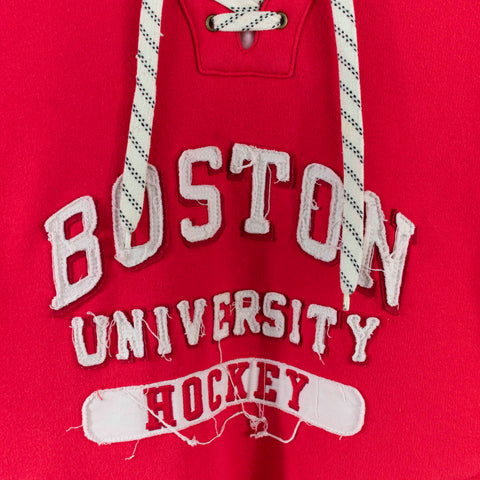 Adidas Boston University Hockey Hoodie Sweatshirt