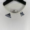 Adidas New York Yankees Embroidered Mock Neck Long Sleeve T-Shirt